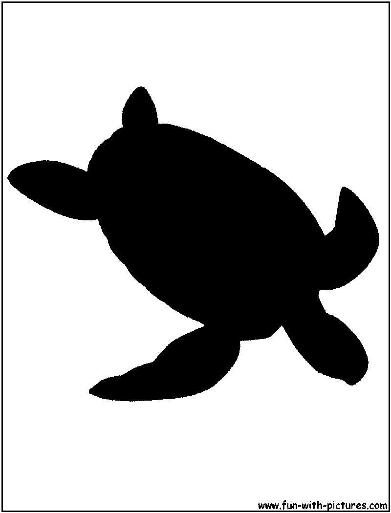 10 Sea Turtle Silhouette Vector Images