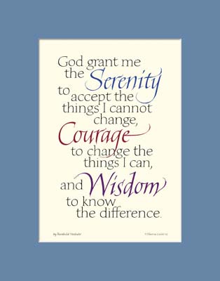 Serenity Prayer Printable