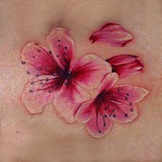 Simple Cherry Blossom Tattoo Designs Simple Cherry Blossom Tattoo Designs