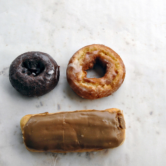 Smiley-Face Eating Donuts