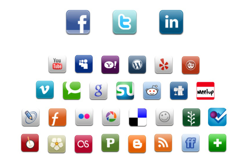 Social Media Icons Names