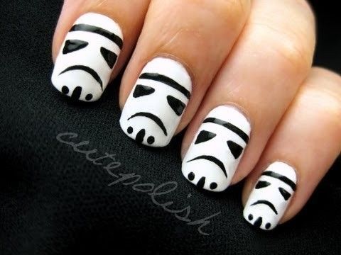 Stormtrooper Nail Art