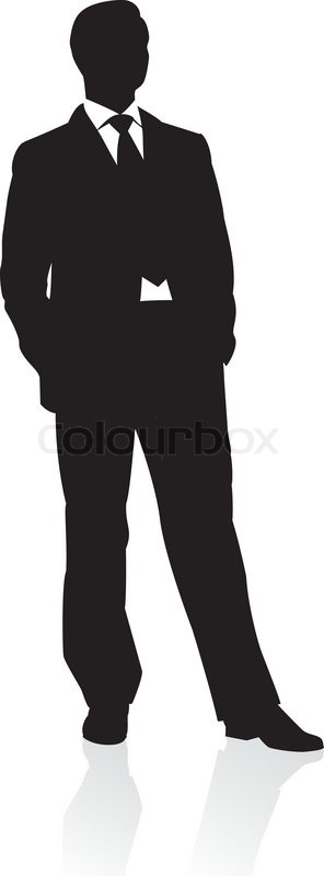 Suit and Tie Silhouette