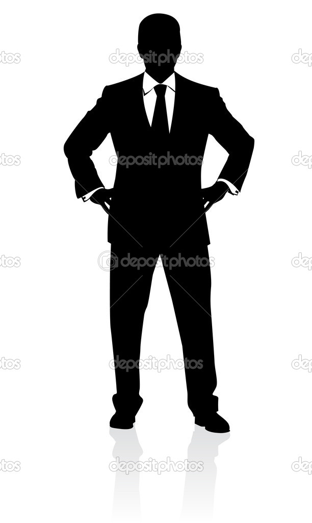 Suit and Tie Silhouette