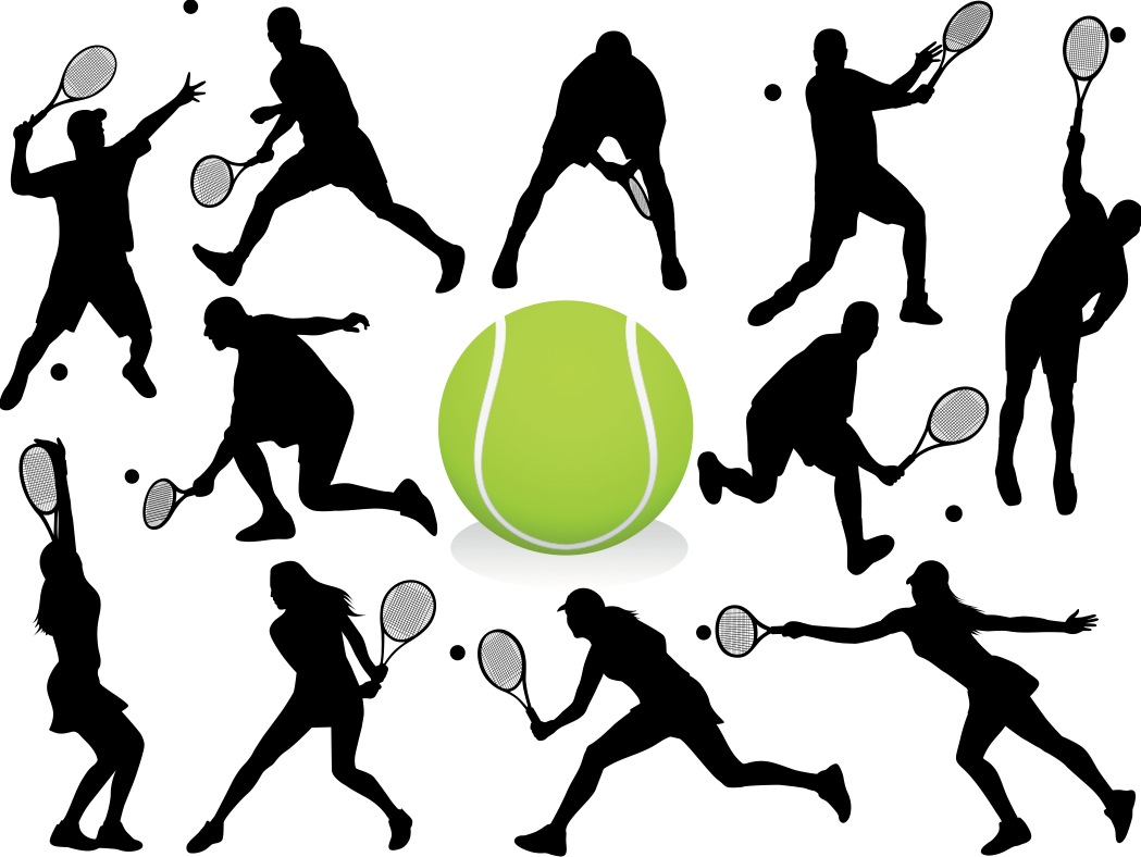 Tennis Sports Logo Vector