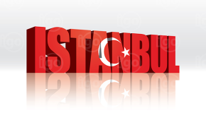 Tourism Istanbul Turkey Flag