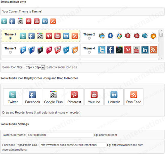 Trackable Social Share Icons