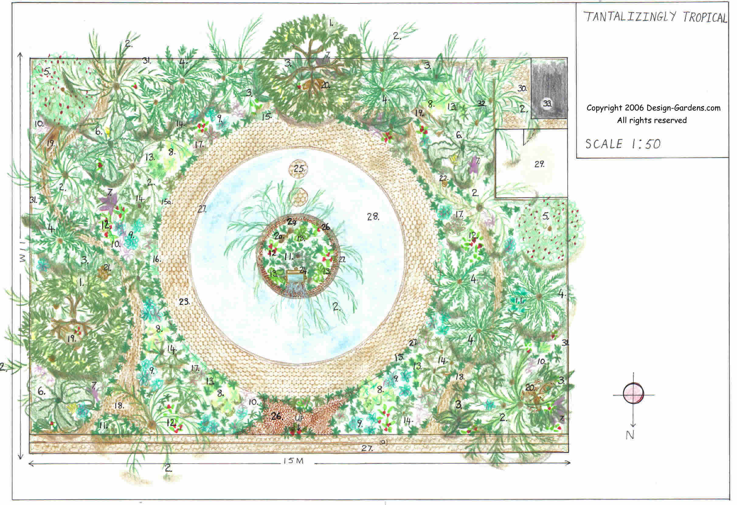 Tropical Garden Design Plans