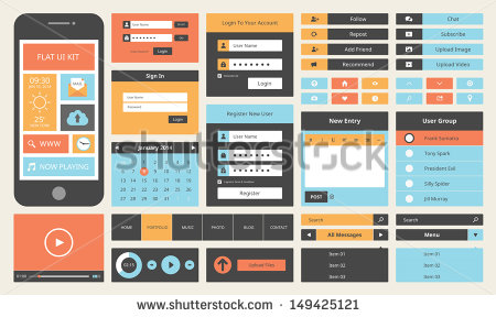 UIButton Design Vector