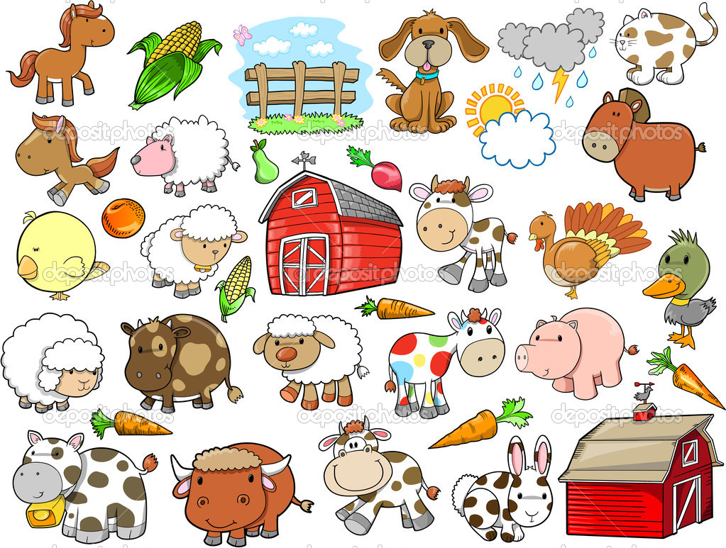 Vector Farm Animals