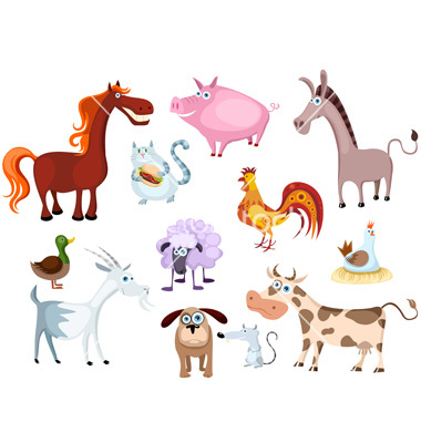 Vector Farm Animals