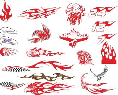 Vector Graphics Car Design Sticker