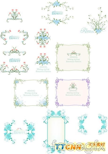 Vector Lace Pattern Border