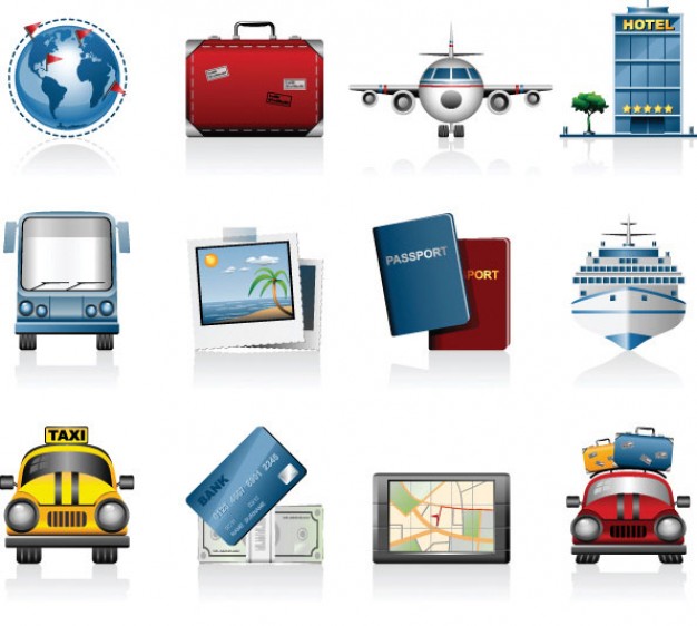 Vector Travel Icons Free Download Vector Travel Icons Free Download