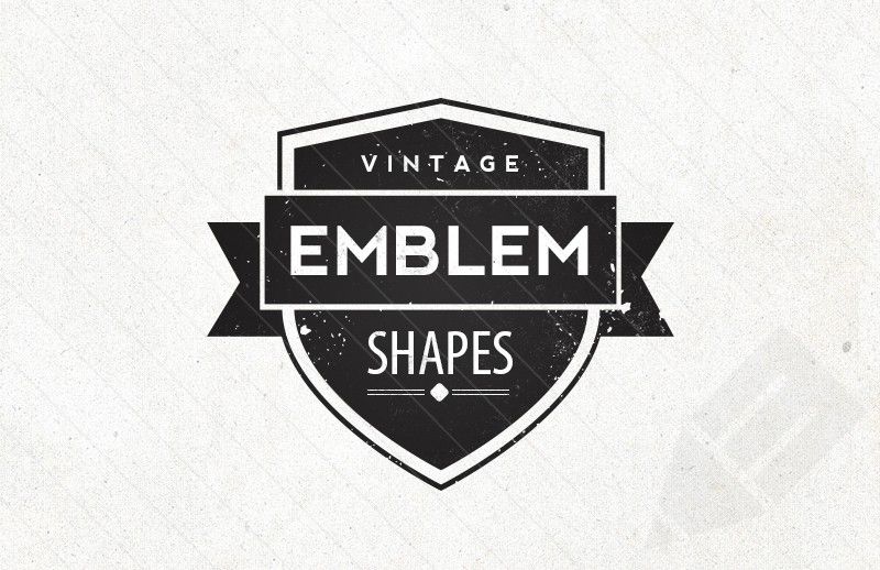 Vintage Emblem Shape