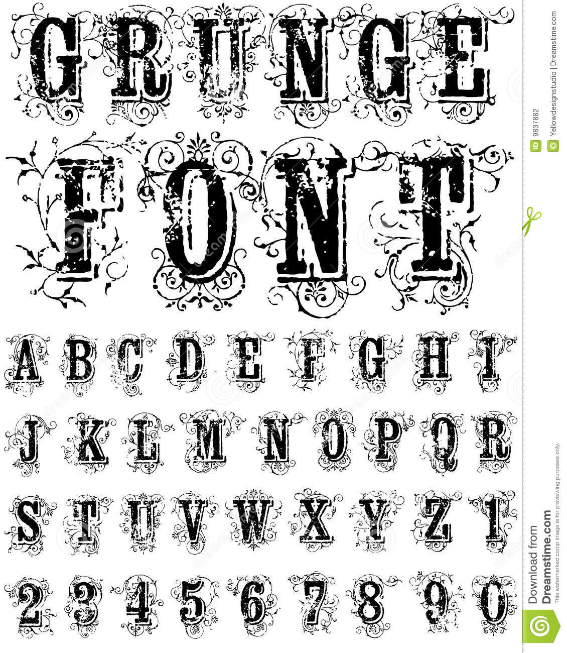 Vintage Grunge Font