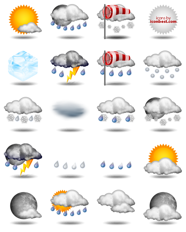 Weather Temperature Icons