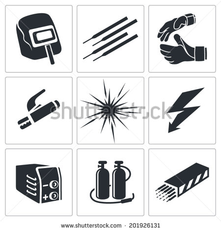 Welding Sparks Clip Art Vector