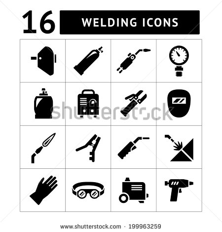 11 Automotive Welding Equipment Icon Images