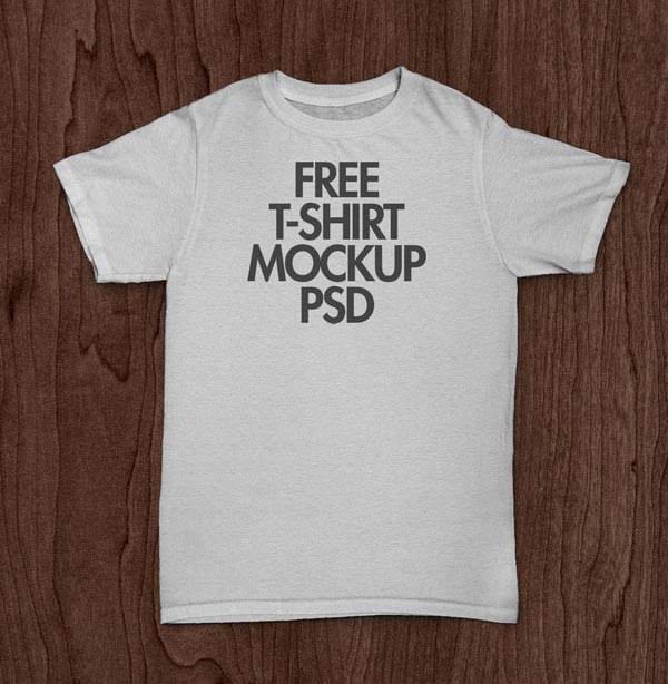 White T-Shirt PSD Template for Free