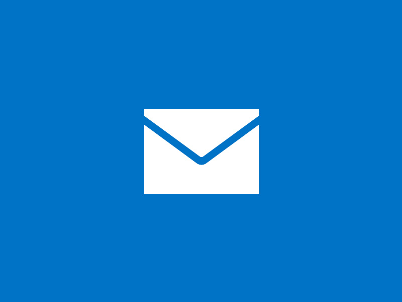 Windows 1.0 Mail App Icon