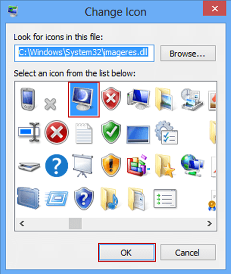 Windows 8 Change Desktop Icons