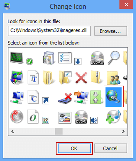 Windows 8 Change Desktop Icons