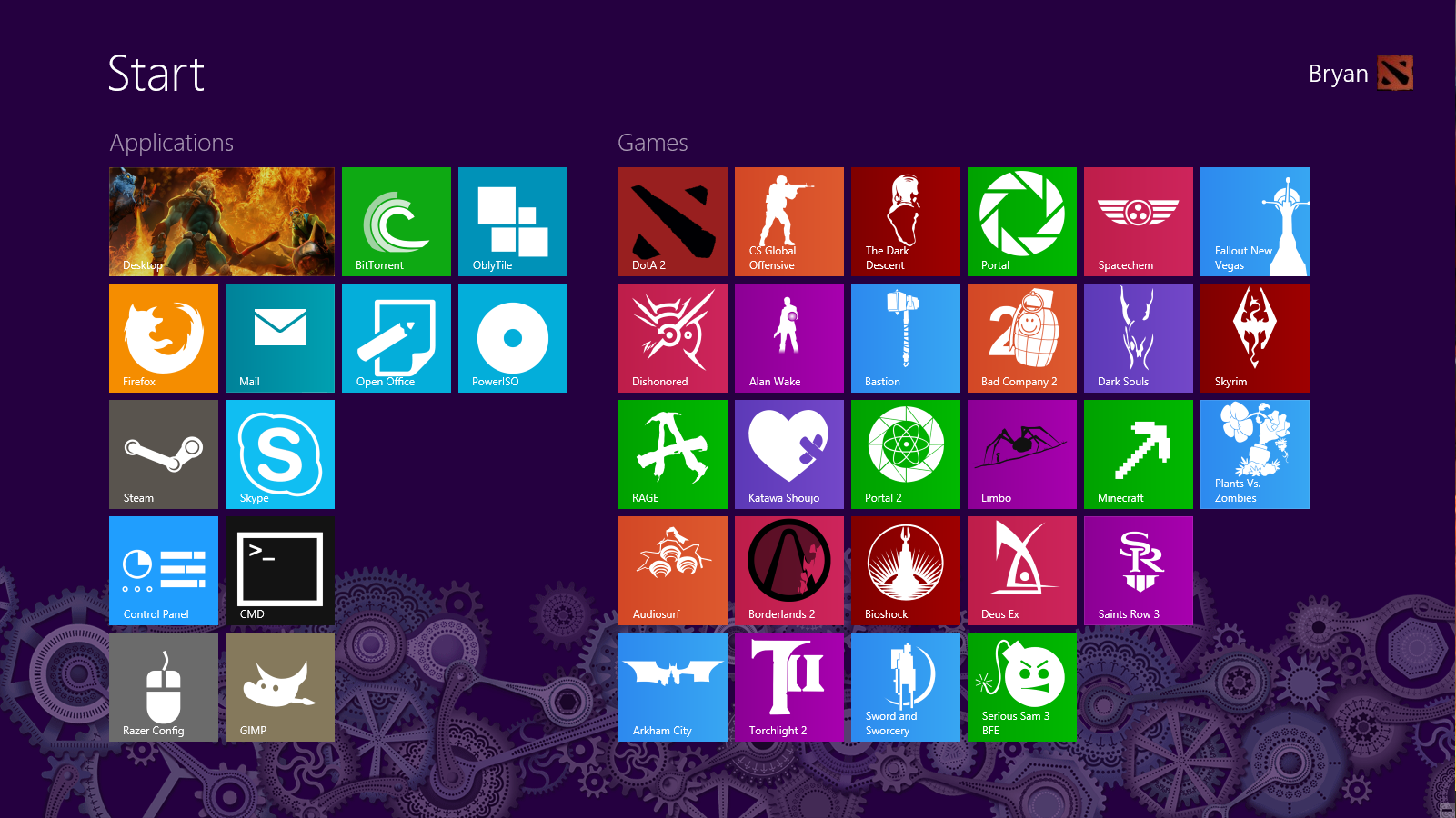 Windows 8 Tiles