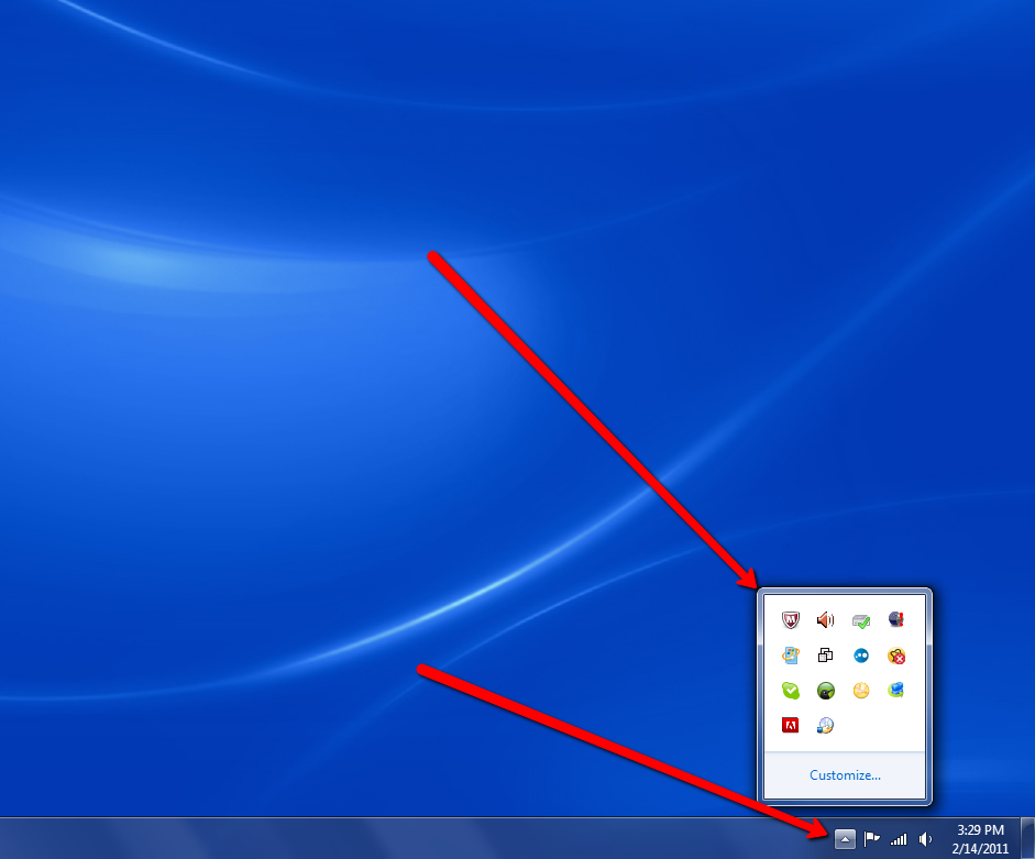 Windows System Tray Icons