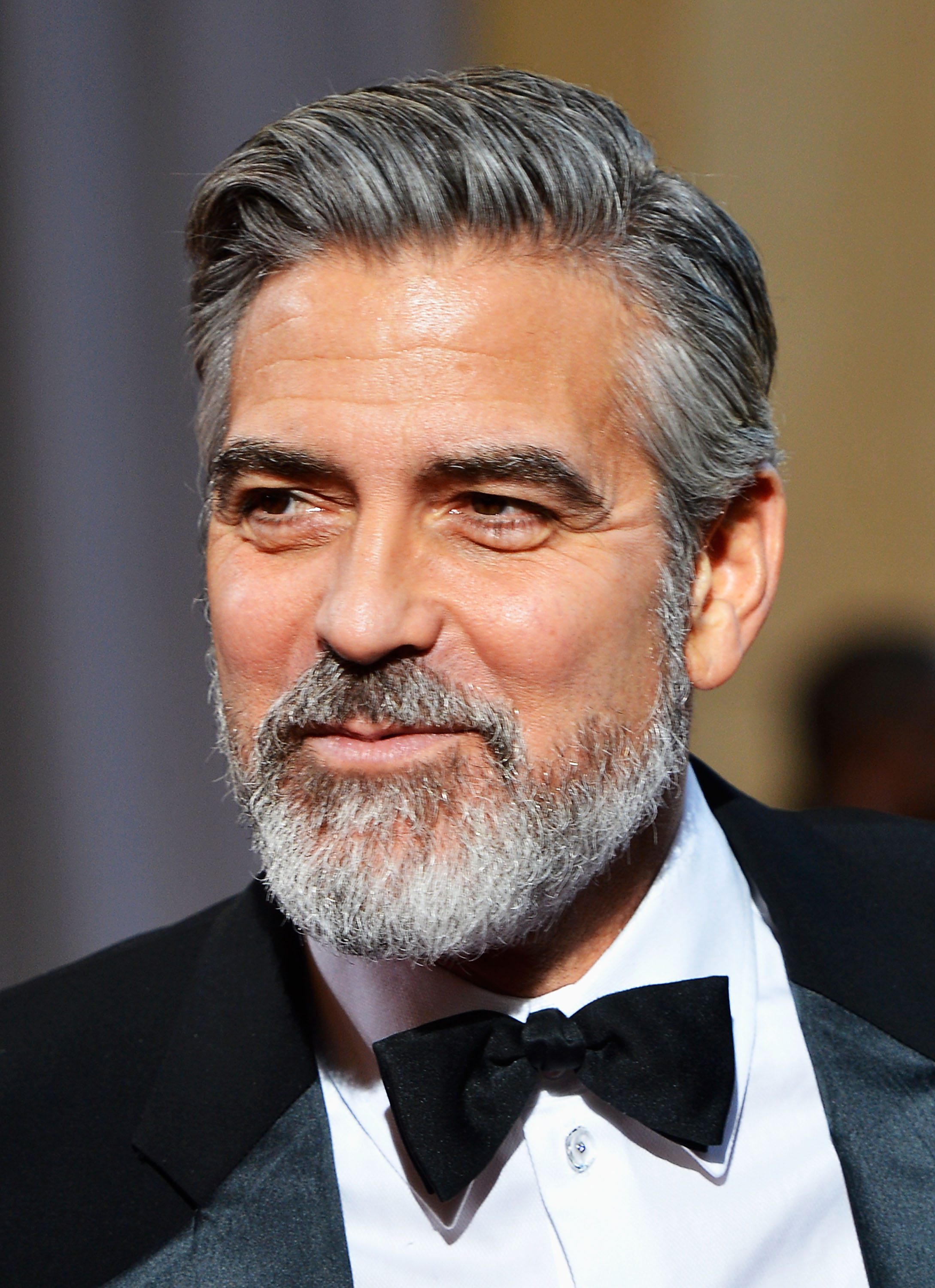 Young Men with Grey Hair and Beard