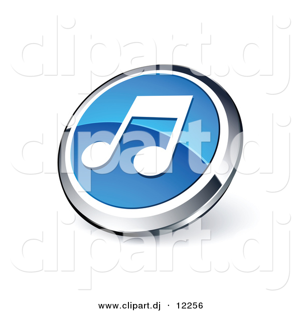 3D Music Note Icons