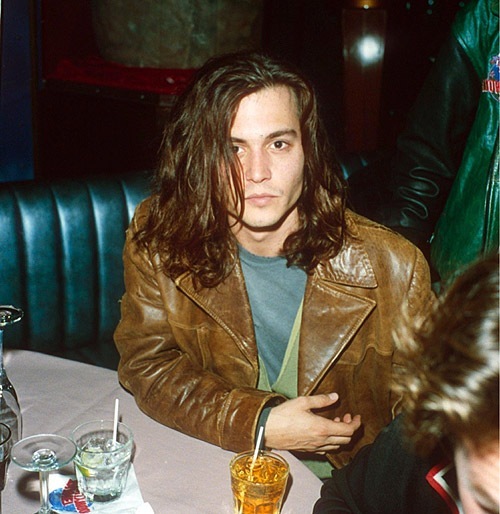 90s Johnny Depp Long Hair