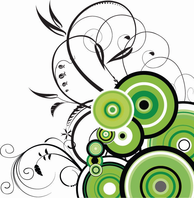 Abstract Floral Vector Design Abstract Floral Vector Design