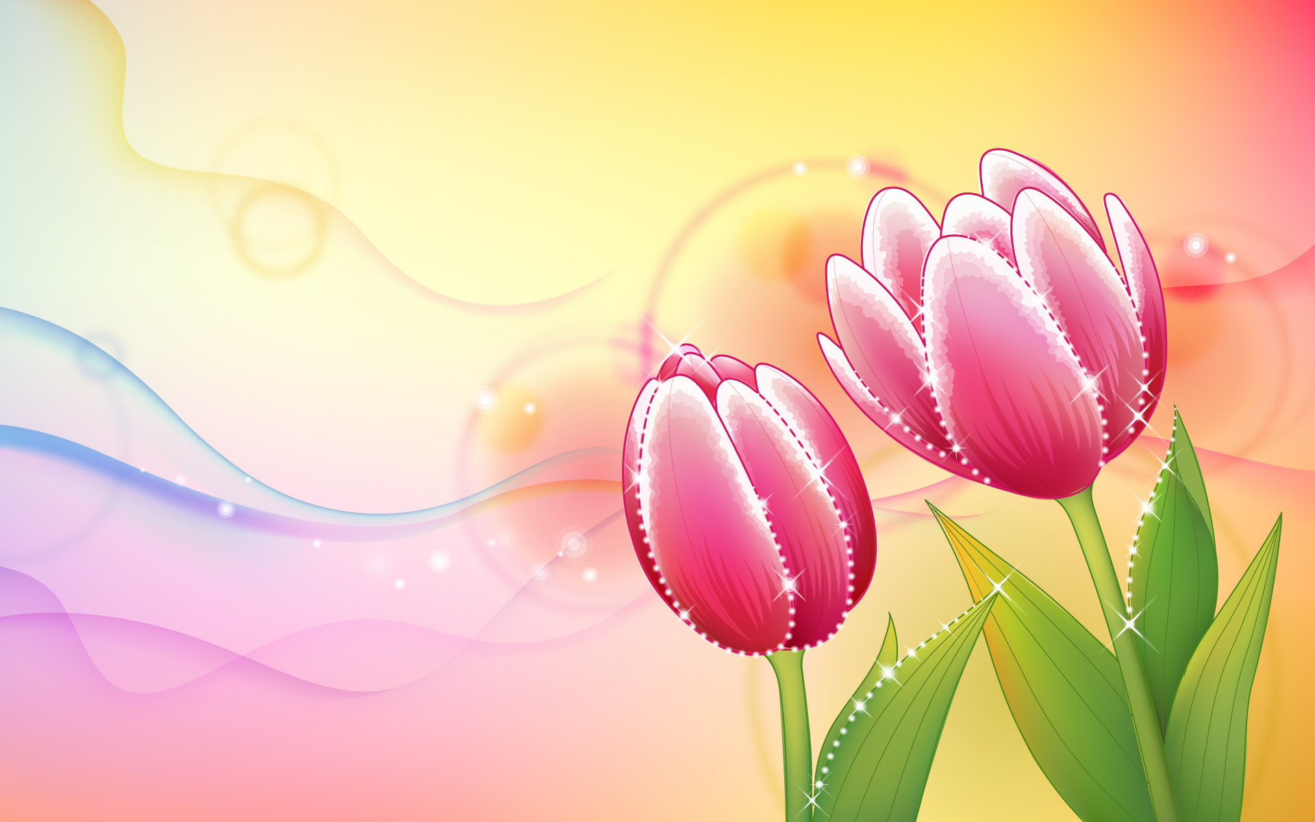 Abstract Flower Design