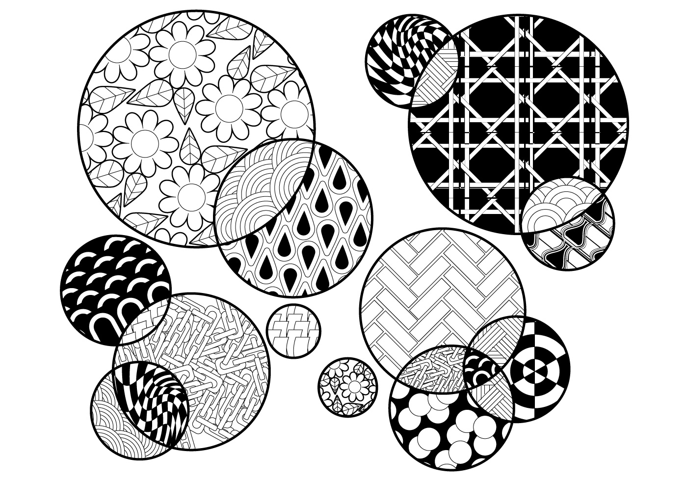 Adult Coloring Pages Circle S