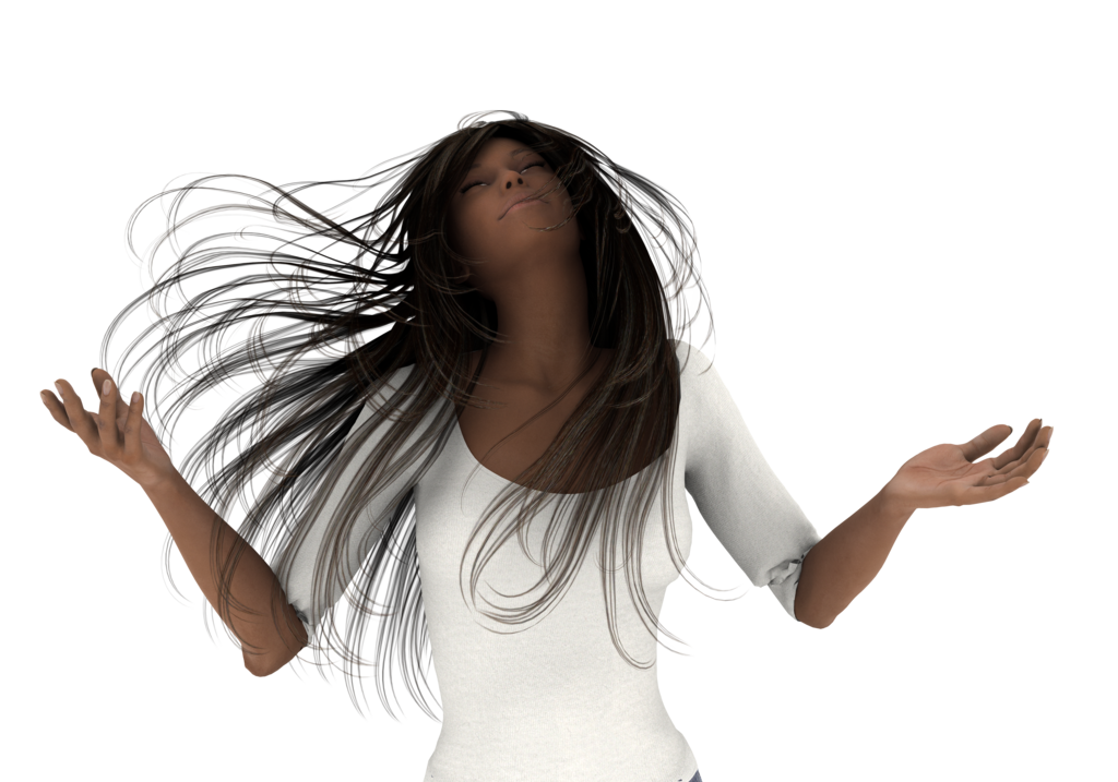 African American Women Praising God Clip Art