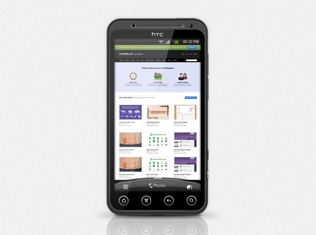 Android Phone Mockup PSD Android Phone Mockup PSD