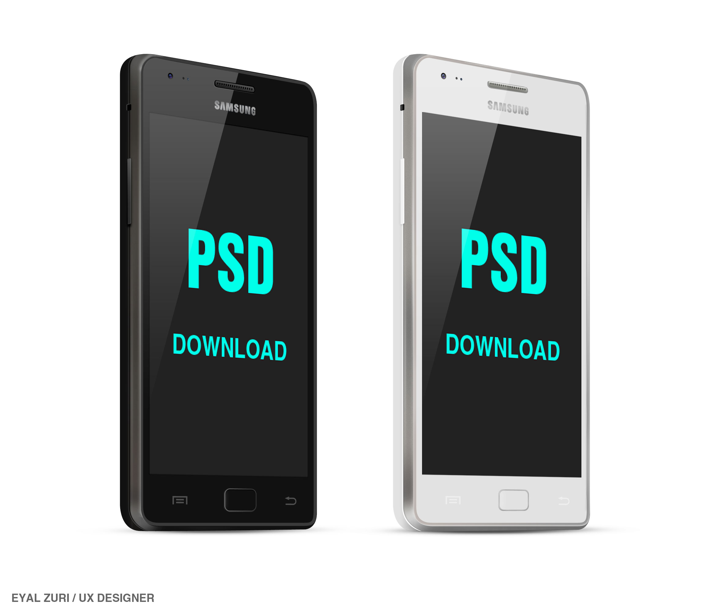 Android Smartphone Mockup PSD