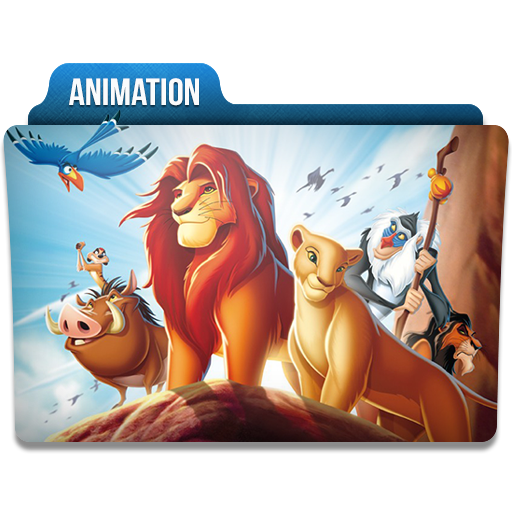 Animation Movie Folder Icons Animation Movie Folder Icons