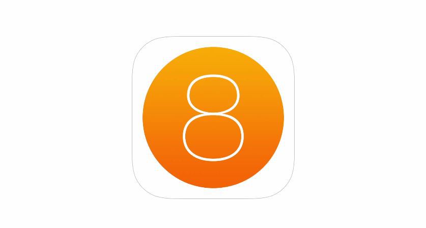 Apple iOS 8 Logo Apple iOS 8 Logo