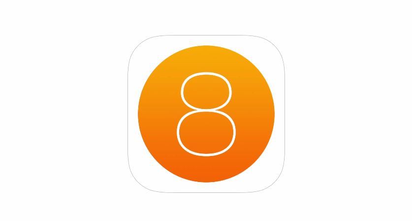 Apple iOS 8 Logo Apple iOS 8 Logo