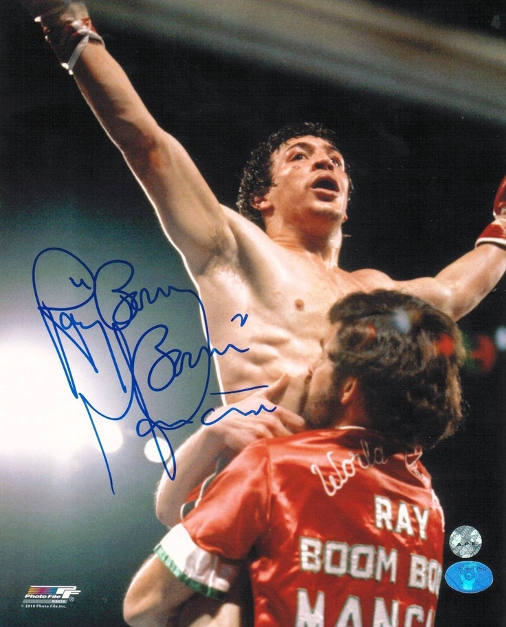 Autographed Ray Boom Boom Mancini