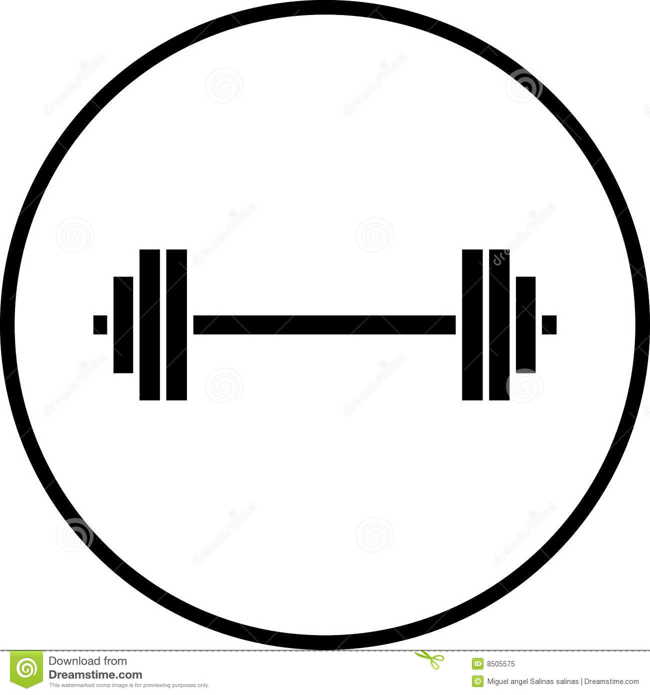 Barbell Free Weights Clip Art