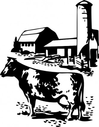 Barn Clip Art Black and White