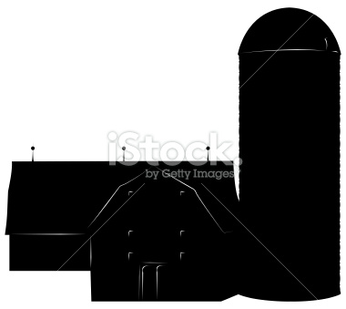 Barn Silhouette Vector