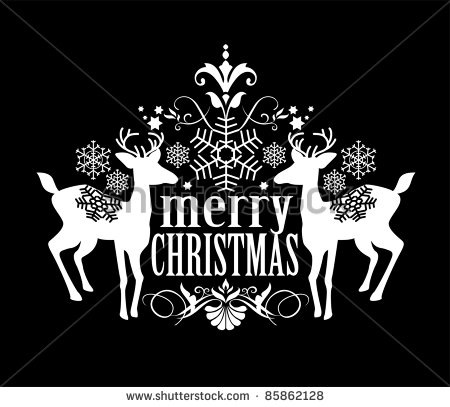 Black and White Christmas Designs