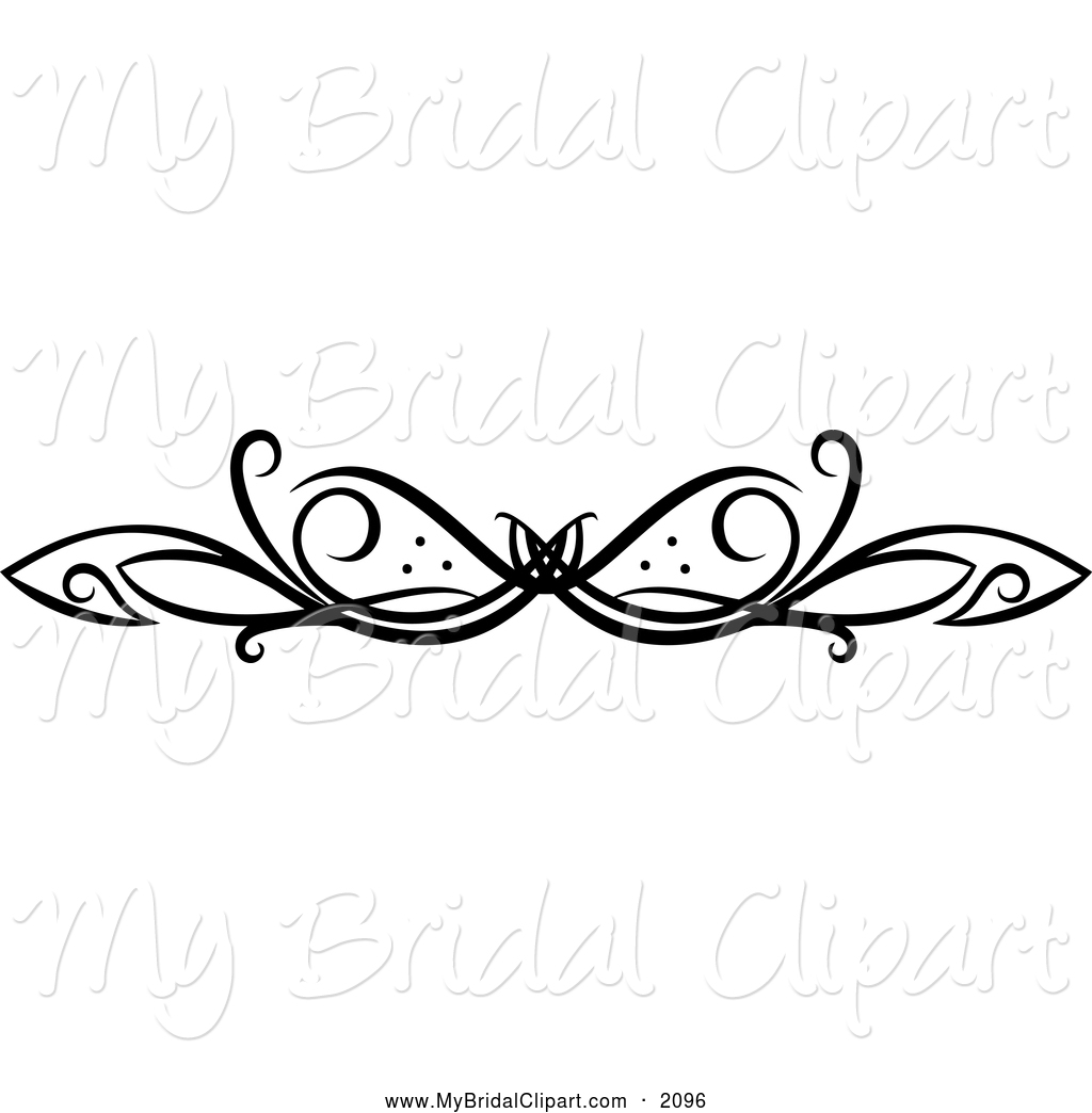 Black and White Swirl Border Black and White Swirl Border