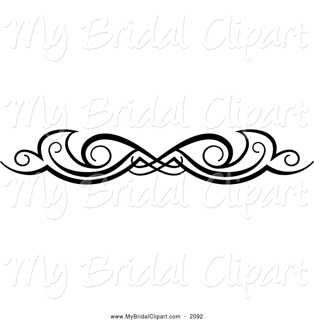 Black and White Swirl Design