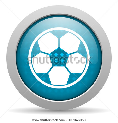 Blue Circle Soccer Logo