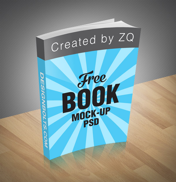 Book Cover Free Psd Mock UPS